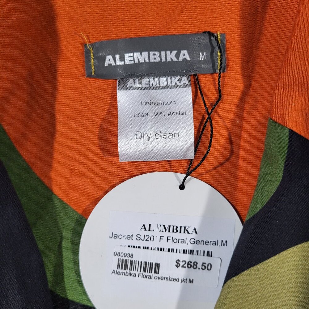 Alembika Floral Oversized Jacket Size Medium - Picture 10 of 16